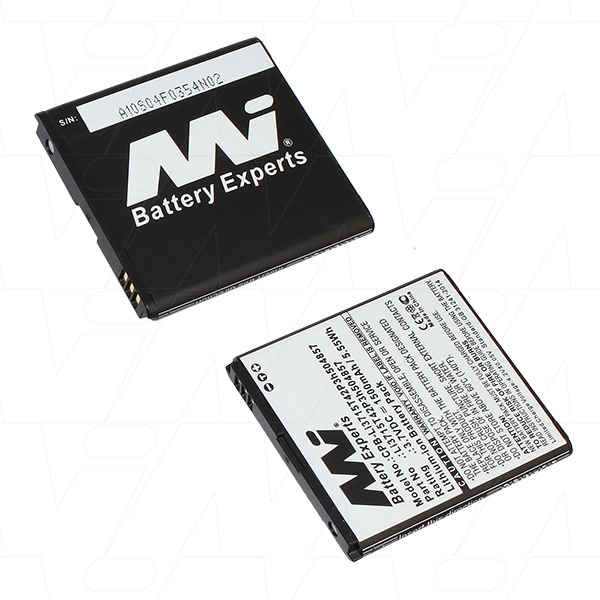 Batteria 3.7V 1200mAh Li-ion Per ZTE V788D, V768, N788 E Altri Modelli, Sostituisce Li3715T42P3h504857 - 2
